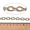 304 Stainless Steel Figaro Chains SA-CBAB767-04GP-3