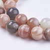 Natural Multi-Moonstone Beads Strands X-G-J157-10mm-06-3