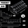 1 Bag 3-Tier Acrylic Polyhedral Dice Organizer Display Riser Racks ODIS-BC0001-37-2