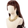 CCB Plastic Curb Chain Necklace NJEW-JN03773-3