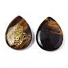 Natural Tiger Eye Pendants G-T122-73C-3