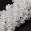Crackle Glass Round Beads Strands CCG-E001-14mm-04-1