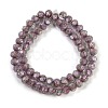 Handmade Gold Sand Lampwork Beads Strands LAMP-R141-10mm-25-2