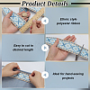 Ethnic Style Polyester Ribbon OCOR-WH0105-092B-3