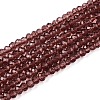 Glass Beads Strands EGLA-A044-T1mm-D13-1