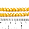 Electroplate Glass Beads Strands EGLA-A044-P8mm-A29-4