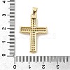 Brass Micro Pave Cubic Zirconia Pendants KK-H529-27G-3
