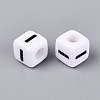 Opaque Acrylic Beads SACR-N020-04A-I-2