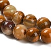 Natural Wood Lace Stone Beads Strands G-B128-A04-03-4