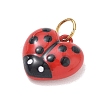 Valentine's Day Spray Painted 304 Stainless Steel Pendants SA-CBA08A6-07A-G-2