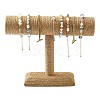 T Bar Straw Rope Bracelet/Bangle Display Stands BDIS-N019-03-1