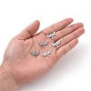 Non-Tarnish 201 Stainless Steel Filigree Joiners Links STAS-S105-JN868-1-5