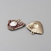 Alloy Enamel Pendants ENAM-CJC0010-36C-04-2