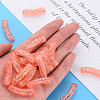 Transparent Crackle Acrylic Beads CACR-S009-001A-N52-5