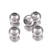201 Stainless Steel Beads STAS-P238-02P-01-1