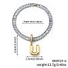 Fashionable Brass Charm Bracelets LI7211-21-1