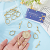10Pcs Ion Plating(IP) 304 Stainless Steel Toggle Clasps STAS-SC0020-79-3