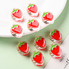 Transparent Enamel Acrylic Beads X-TACR-S155-003-7