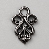Alloy Snap Lock Clasps Findings FIND-WH0419-08B-1