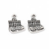 Tibetan Style Alloy Charms TIBEP-N011-016-2