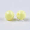 Opaque Plastic Beads KY-T005-6mm-622-2