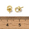 Brass Pendant Bails KK-H487-09G-3