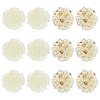 12Pcs 2 Colors Transaprent Resin Enamel Cabochons CRES-TA0001-91-3