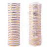 2 Rolls PP Decor Mesh Ribbon with Metallic Foil for Wreath Swags Party Decoration OCOR-TA0003-40-2