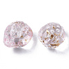 Transparent Spray Painted Glass Beads LS-GLAA-R215-01-B04-3