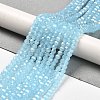 Imitation Jade Glass Beads Stands EGLA-A035-J4mm-B04-2
