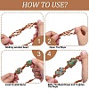 12Pcs Adjustable Braided Nylon Cord Macrame Pouch Bracelet Making AJEW-SW00010-02-4