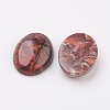 Natural Brecciated Jasper Flat Back Cabochons G-G741-30x40mm-02-2