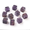 Natural Amethyst European Beads G-F580-B07-1