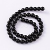 Dyed Natural White Jade Round Bead Strands G-O113-19-6mm-2