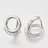 Hoop Earring Findings KK-T048-007P-NF-2