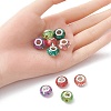 10Pcs 5 Colors Transparent Resin European Rondelle Beads RPDL-YW0001-07A-4