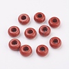 Natural Red Jasper European Beads G-G740-12x6mm-04-1