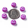 Opaque Striped Acrylic Beads MACR-S373-27D-02-4