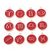 Alloy Enamel Pendants ENAM-S124-01B-07-1