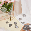 20Pcs Vintage Alloy Brooch Cabochon Bezel Settings FIND-ME0002-16-4