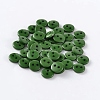 2-Hole Flat Round Resin Sewing Buttons for Costume Design BUTT-E119-20L-14-1