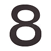 Stainless Steel Home Address Number DJEW-WH0010-06EB-1