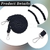 2Pcs Imitation Leather Twist Knitting Cord Mobile Straps FIND-CP0003-73B-6