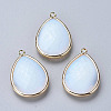 Faceted Opalite Pendants G-M356-C01-LG-1