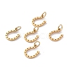 Ion Plating(IP) 304 Stainless Steel Charms STAS-S105-T519G-2