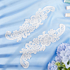 Sew on Flower Appliques PATC-WH0005-46B-4