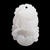 Natural White Jade Carved Pendants G-S384-01H-1