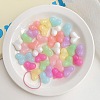 Opaque Acrylic Beads X-OACR-H038-35-1