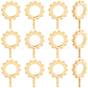 20Pcs Brass Micro Pave Cubic Zirconia Peg Bails KK-BBC0020-31G-7