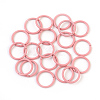 Spray Painted Iron Open Jump Rings IFIN-F149-B08-2